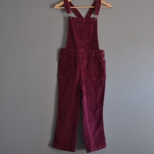 Cat & Jack | Burgundy Wide Leg Overalls Sz 10/12